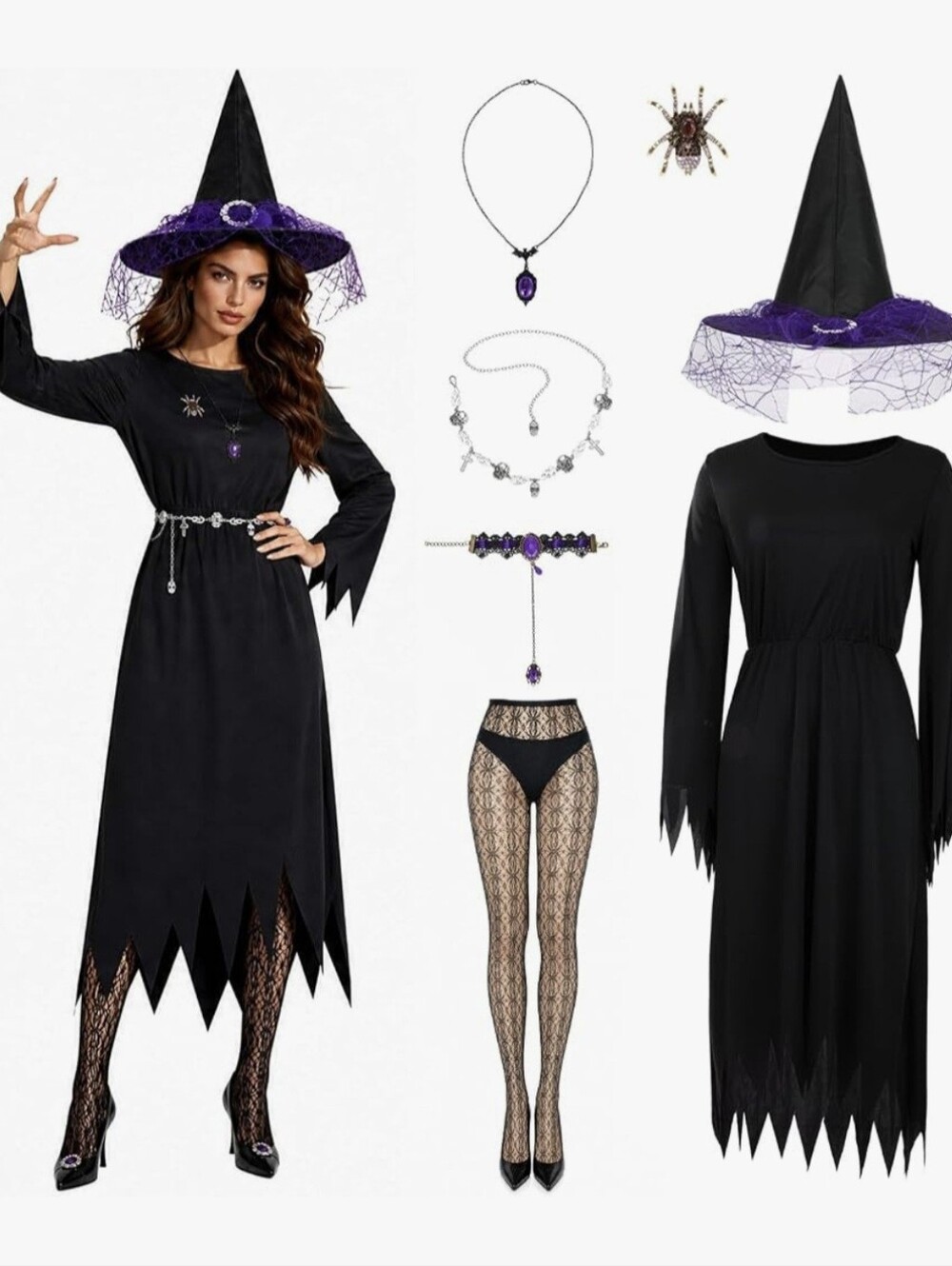 NIB Women's Witch Halloween Costume - Large